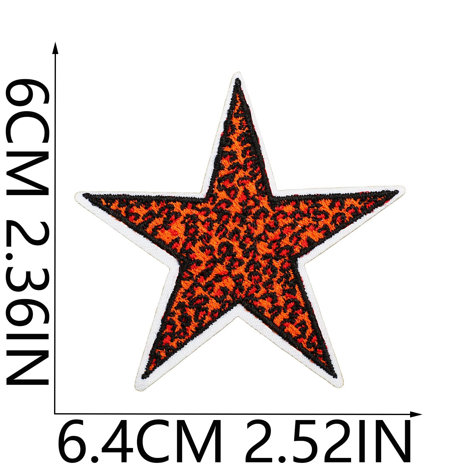 Wholesale Fashion Animal Print Embroidered Patches Polyester Clothing Decorative Accent Trendy Resale Accessory