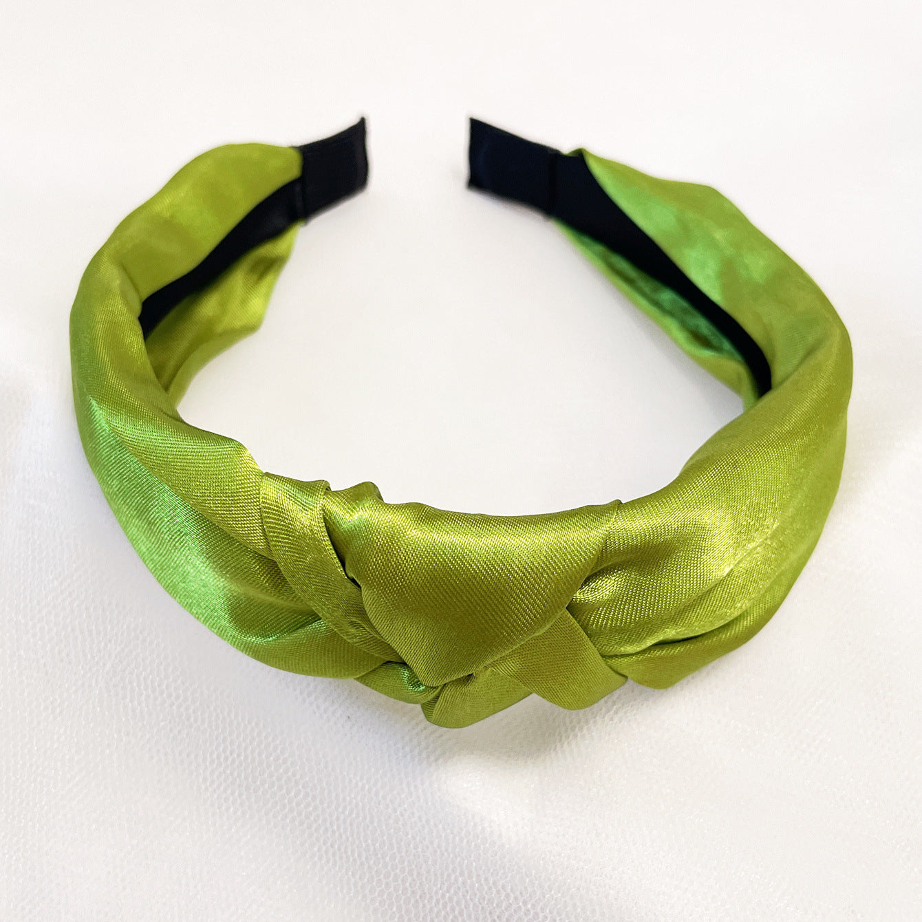 Wholesale Fabric flower cross knot wide edge sweet headband