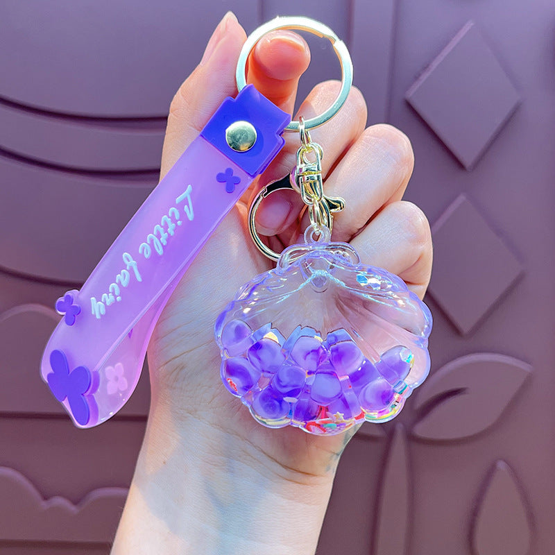 Wholesale Oil-infused Sugar Bean Shell Keychain