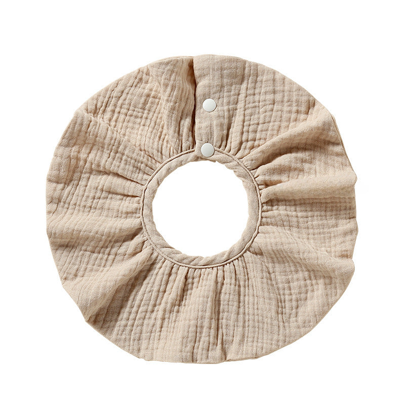 Wholesale Baby Bib 360-degree Bib Pure Cotton 4-layer Gauze Absorbent Bib Children Bib