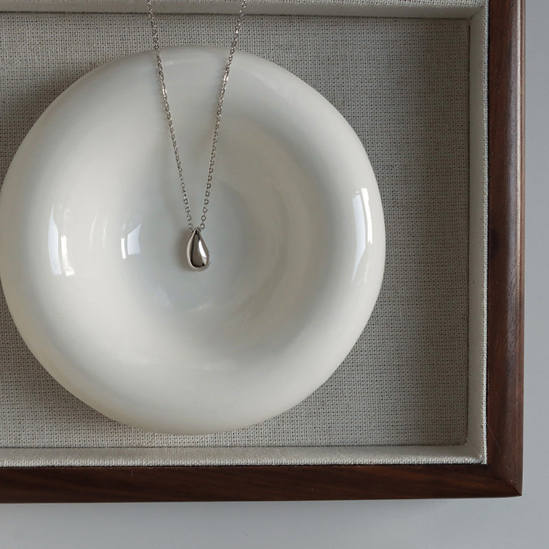 Wholesale 18K Gold Plated Water Drop Necklace Clavicle Chain