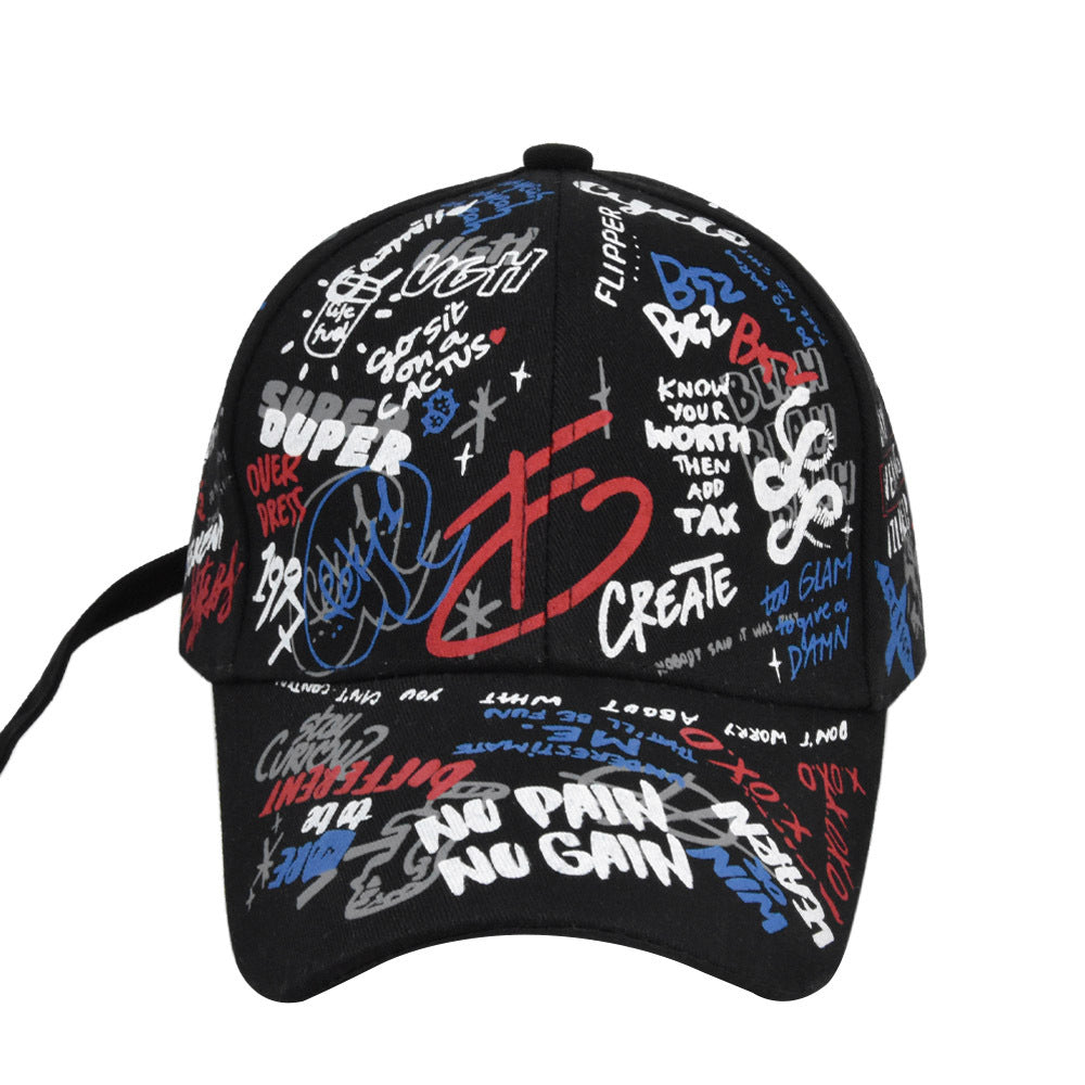 Wholesale Printed 3D Personalized Graffiti Baseball Cap