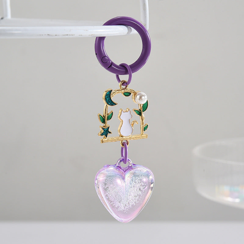 Wholesale Acrylic Heart Keychain