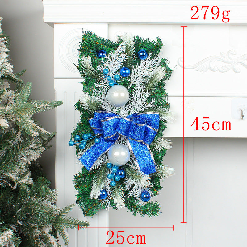Wholesale Christmas Rattan Door Curtain Hangings Holiday Decorations