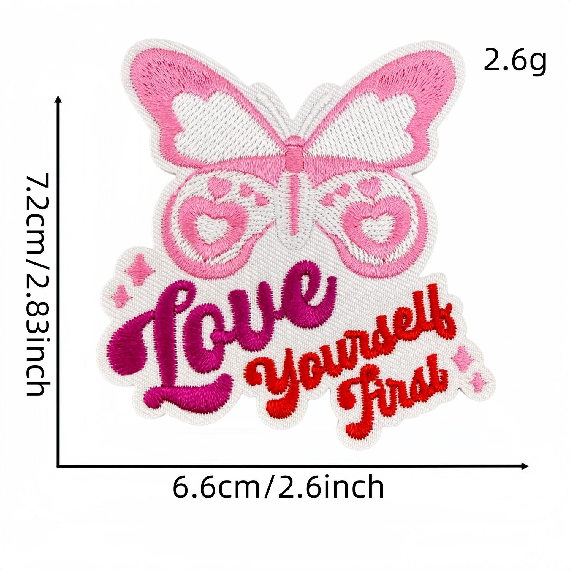 Wholesale Y2K Black Pink Urban Cool Embroidered Patch Set 27Pcs Skull Heart Butterfly DIY Decorative Patches For Clothes Bags Fashion Accessory Gift Resale