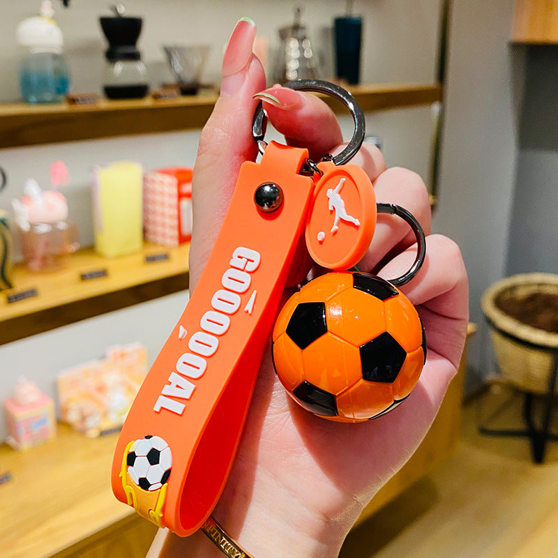 Wholesale Acrylic Simulated Football Keychain