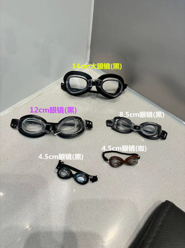 Wholesale 10pcs/pack Doll mini swimming goggles pilot dog accessories