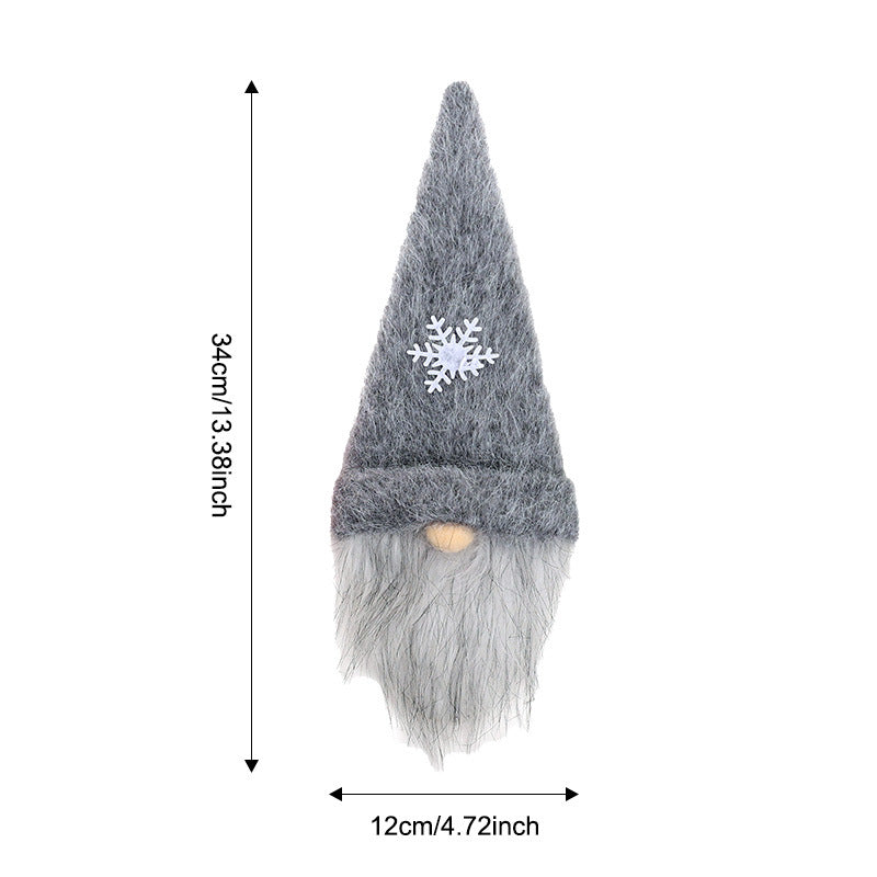 Wholesale Christmas decorations faceless doll wine bottle cap  decoration