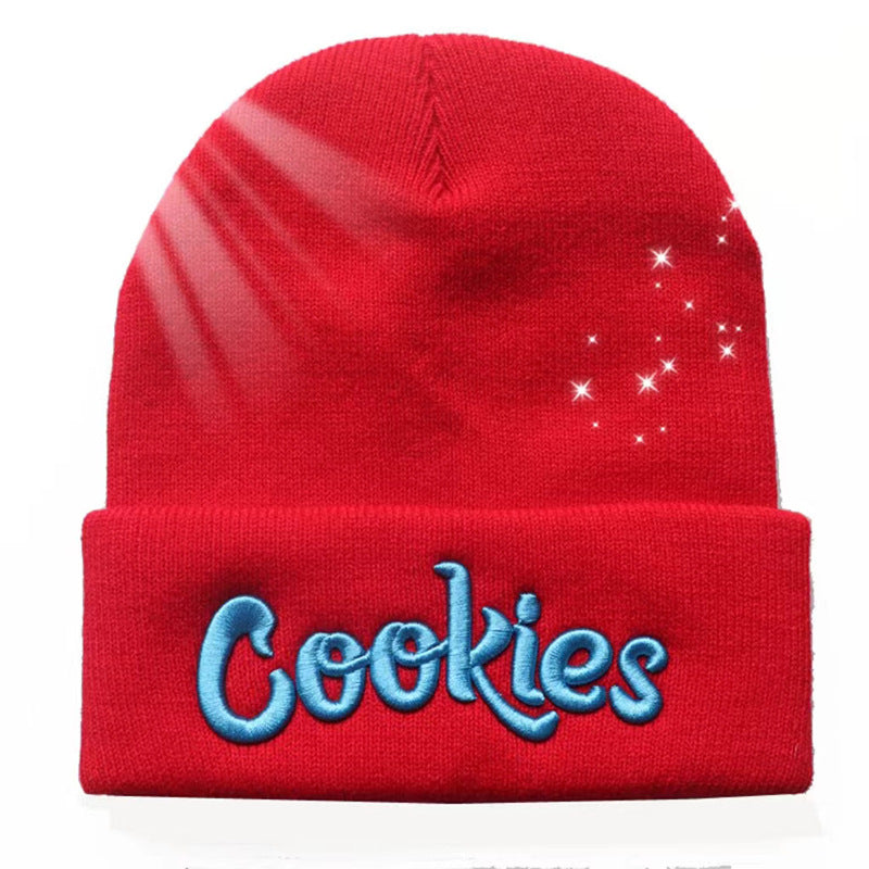 Wholesale Letter 3D Embroidered Pullover Warm Wool Knitted Hat