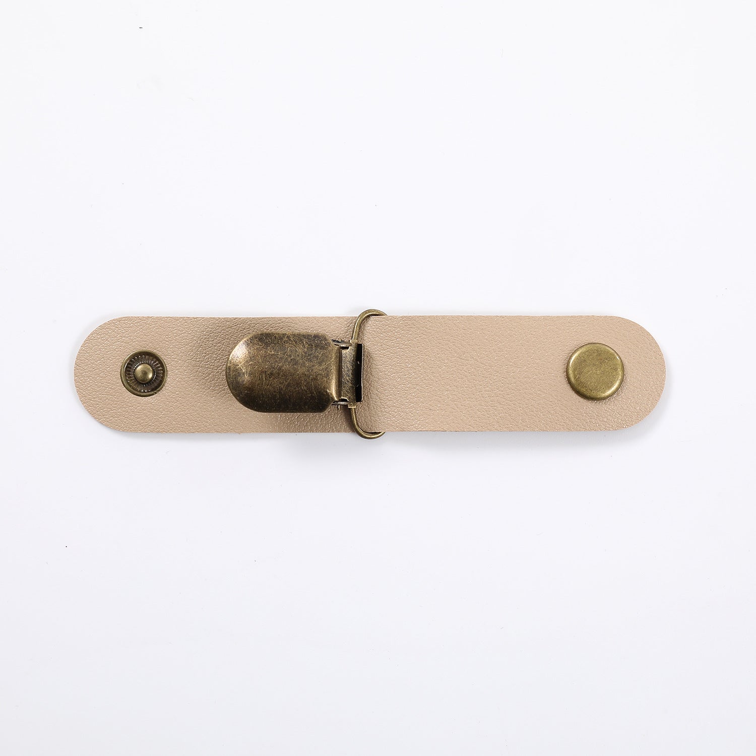 Wholesale 10PCS 2023 Sun Visor Clip Storage Clip PU Leather Multi-purpose Straw Hat Clip Accessories