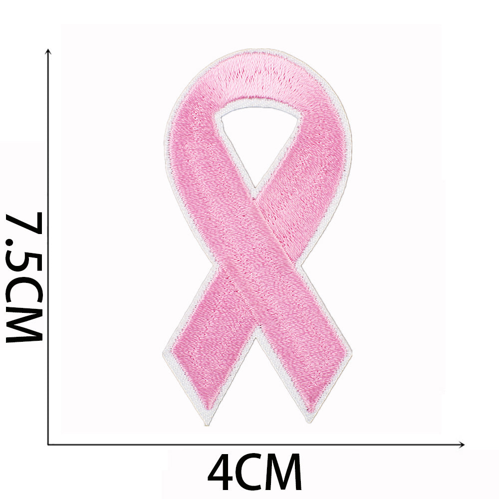 Wholesale pink cheetah mixed embroidery cloth stickers