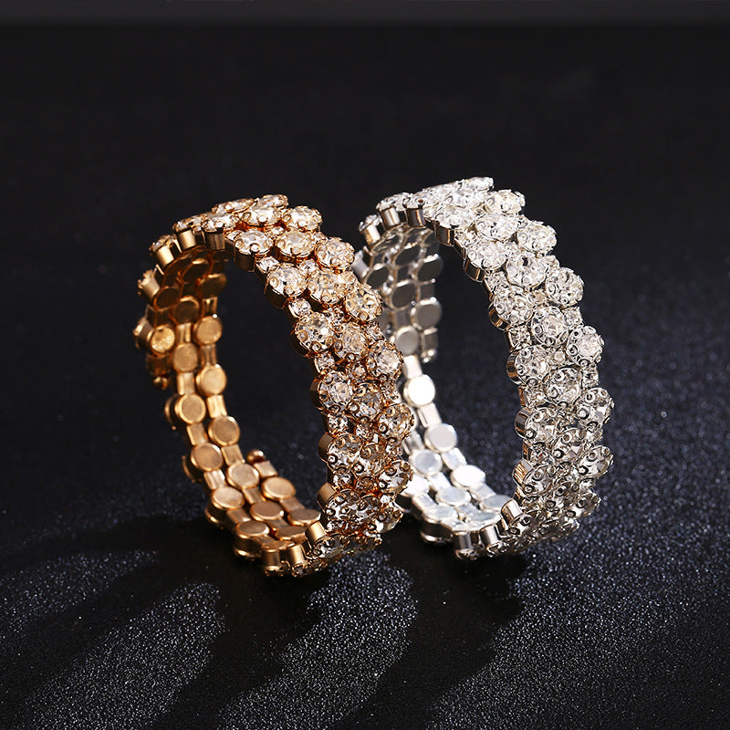 Wholesale Multi-layer Wrapped Zircon Bracelets