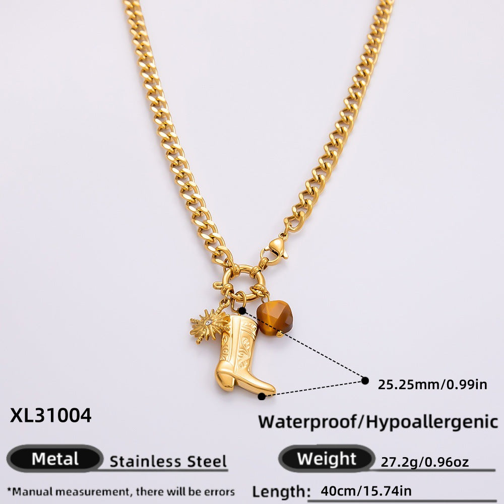 Wholesale INS style handmade pearl heart pendant