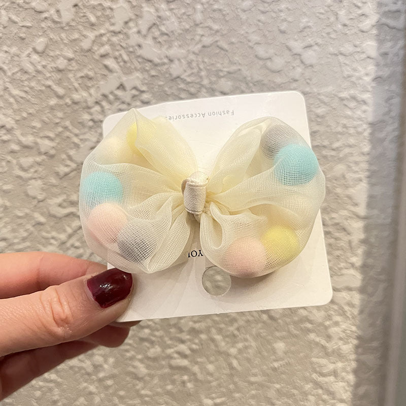 Wholesale Princess side clip girls handmade hair accessories