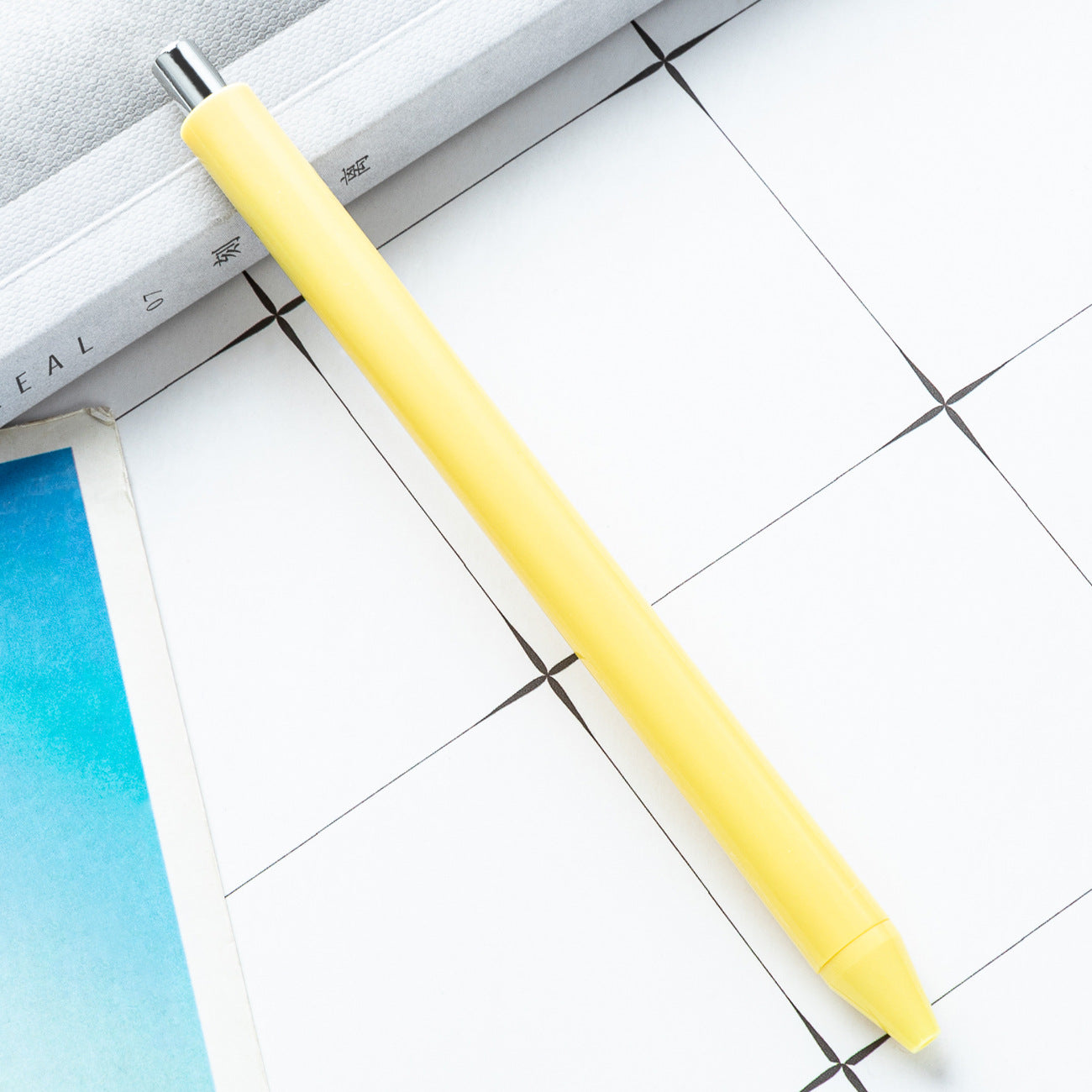 Wholesale Macaron colored press office writing pen