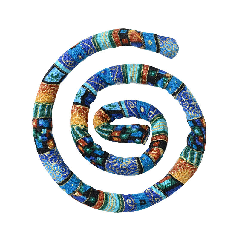 Wholesale Bendable Wire Hair Scrunchies Set High Ponytail Spiral Lock Colorful Dreadlocks