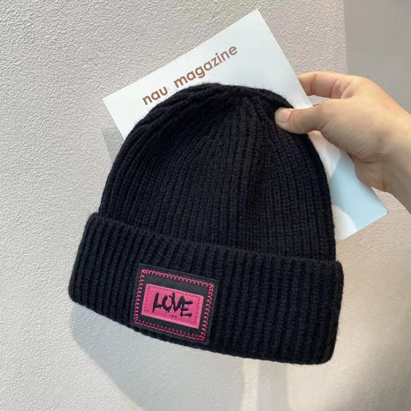 Wholesale Warm knit label yarn Winter Hat