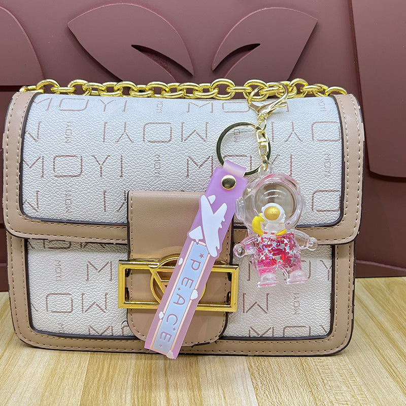 Wholesale Cute Cartoon Astronaut Spaceman Couple Keychain