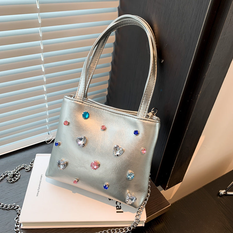 Bolso al por mayor de diamantes de color PU