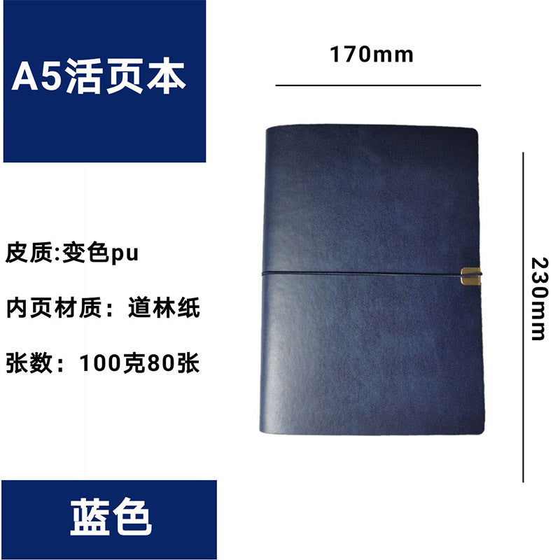 Wholesale Office Culture Lined Pages Ribbon Marker Elastic Closure 160 Pages Notebook