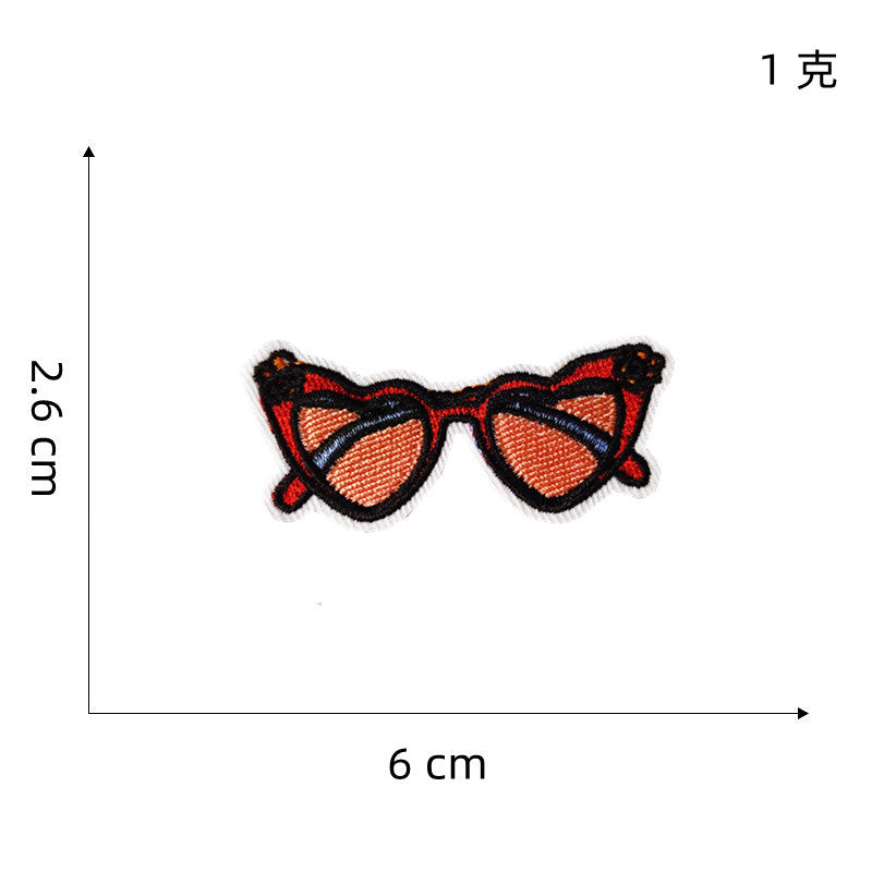 Wholesale Cartoon Cute  Embroidered  Multicolor Landscape Cloth DIY Patches