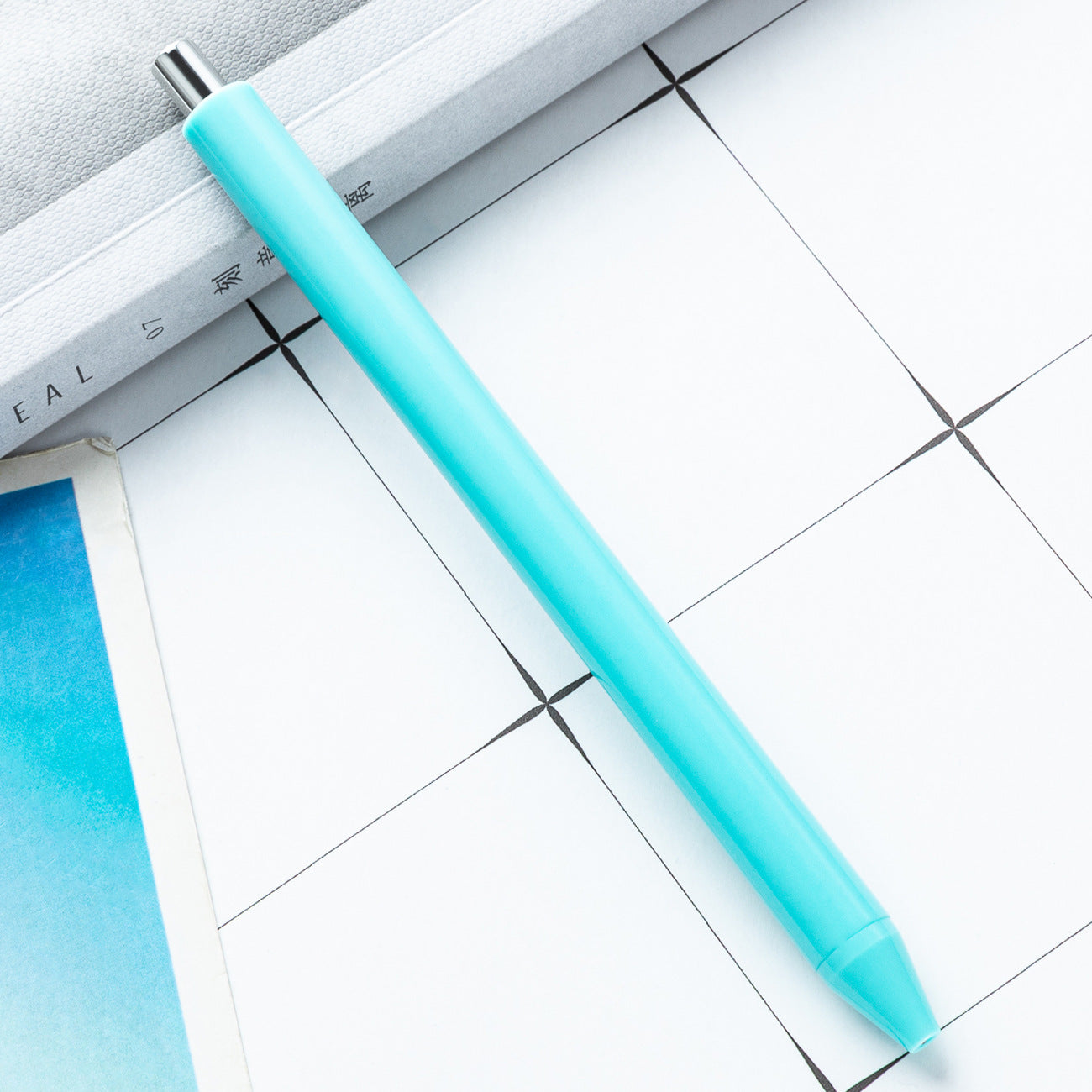 Wholesale Macaron colored press office writing pen