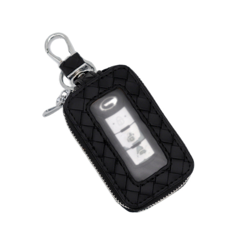 Wholesale Cowhide key storage bag coin purse home car key bag