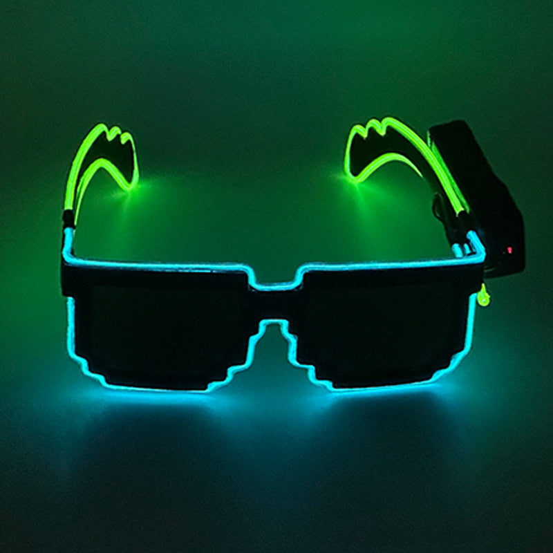 Wholesale Bar nightclub wireless luminous glasses sunglasses party LED disco atmosphere props