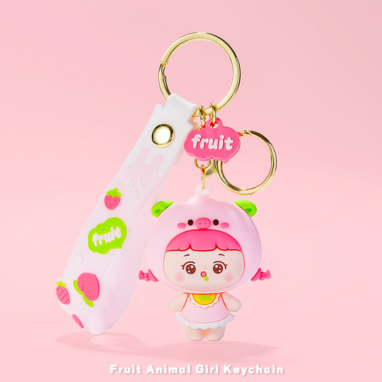 Wholesale Animal Fruit Girl Cartoon Keychain