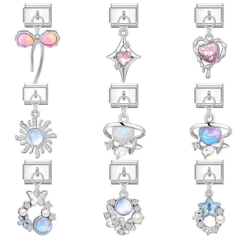 Wholesale Magic Handmade Blue Purple Personalized Butterfly Creative Bracelet Handmade Bracelet Charms