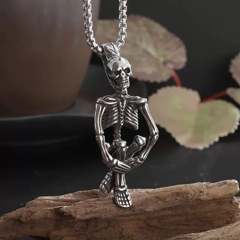 Wholesale Skull Necklace Independent Site Fashion Retro Jewelry Pendant