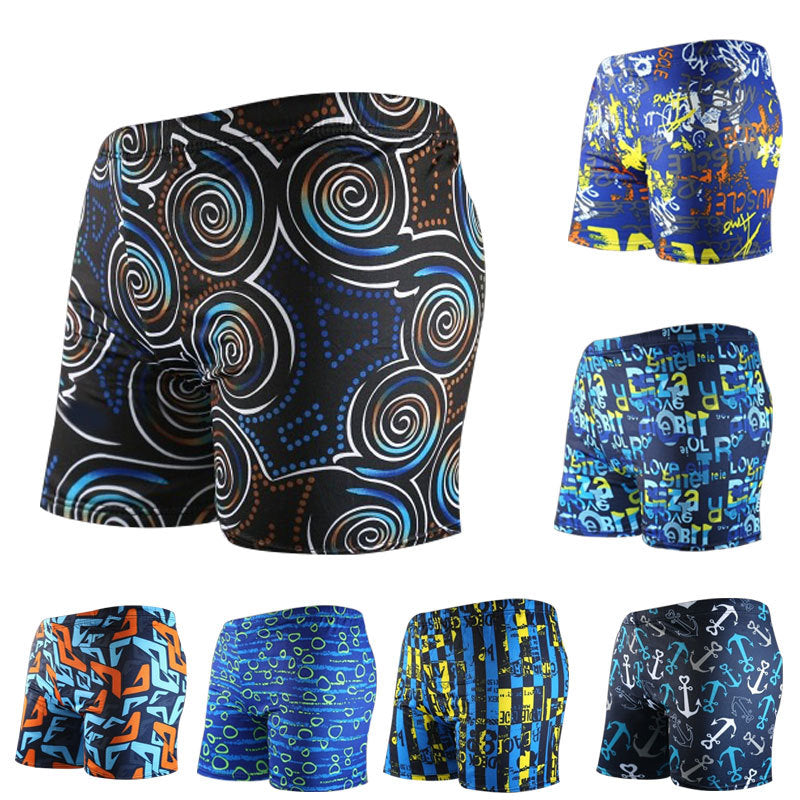 Wholesale Boxer Three Points Loose Seaside Equipment Swimwear