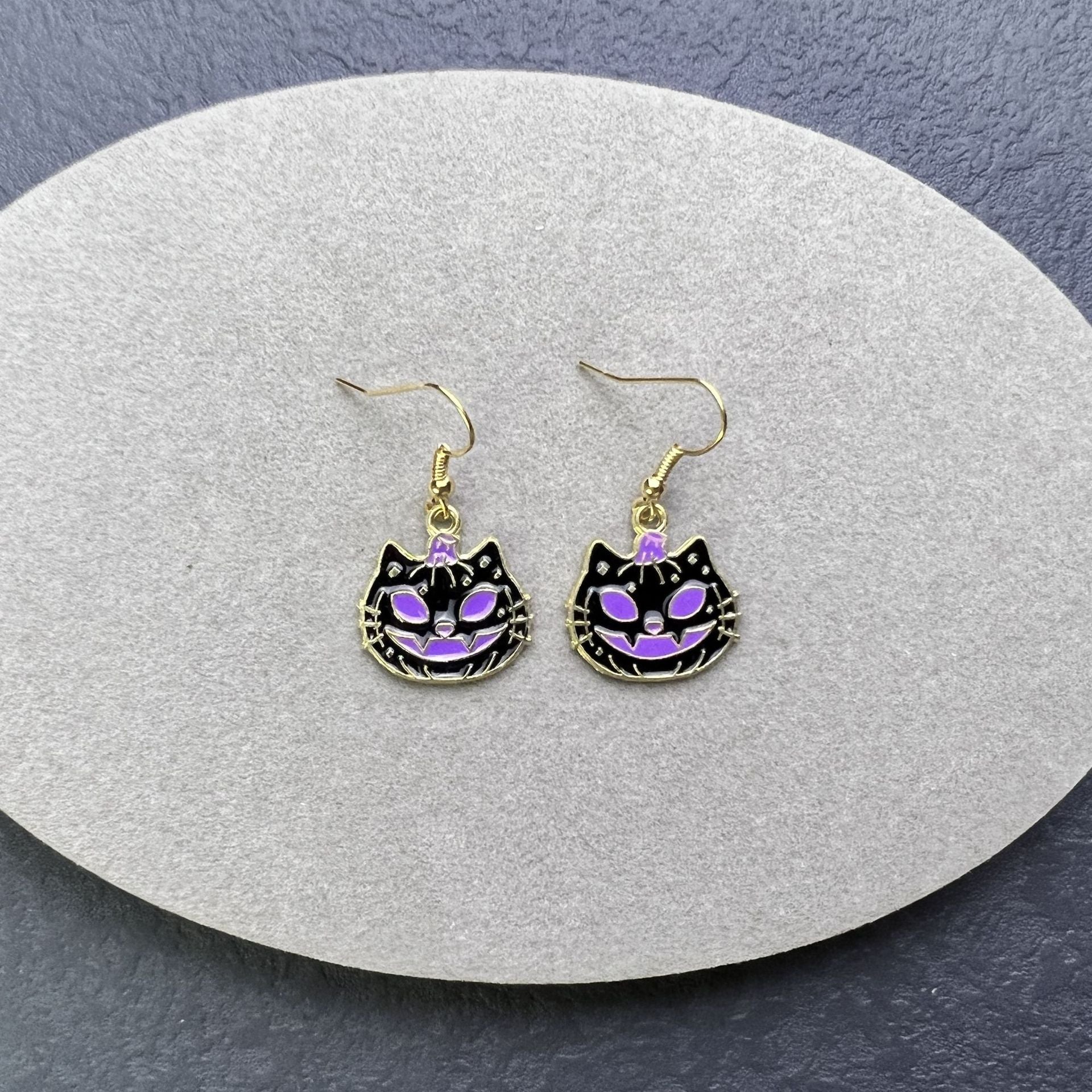 Wholesale Halloween Simple Fashion Ghost Pumpkin Spider Witch Spoof Earrings