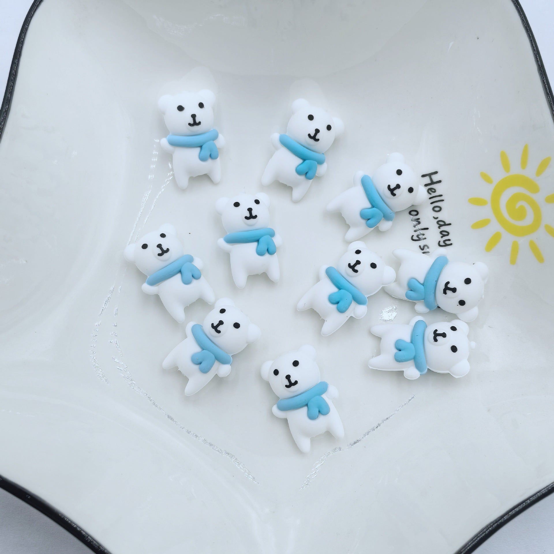 Wholesale 10pcs/ pack 3D cartoon beads handmade DIY silicone loose beads