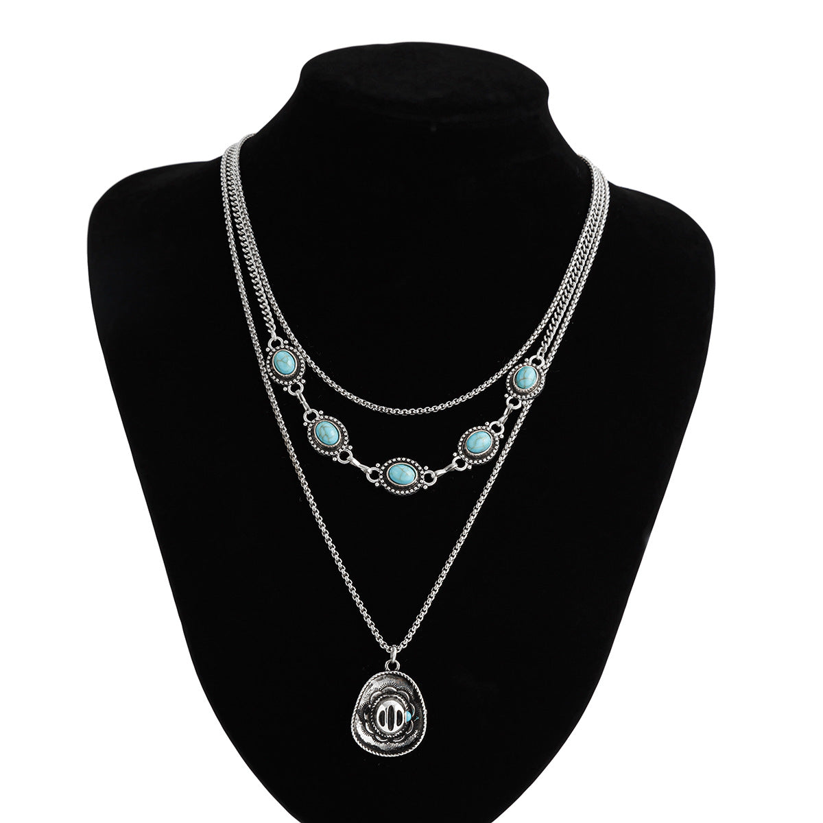 Wholesale Western cowboy hat necklace