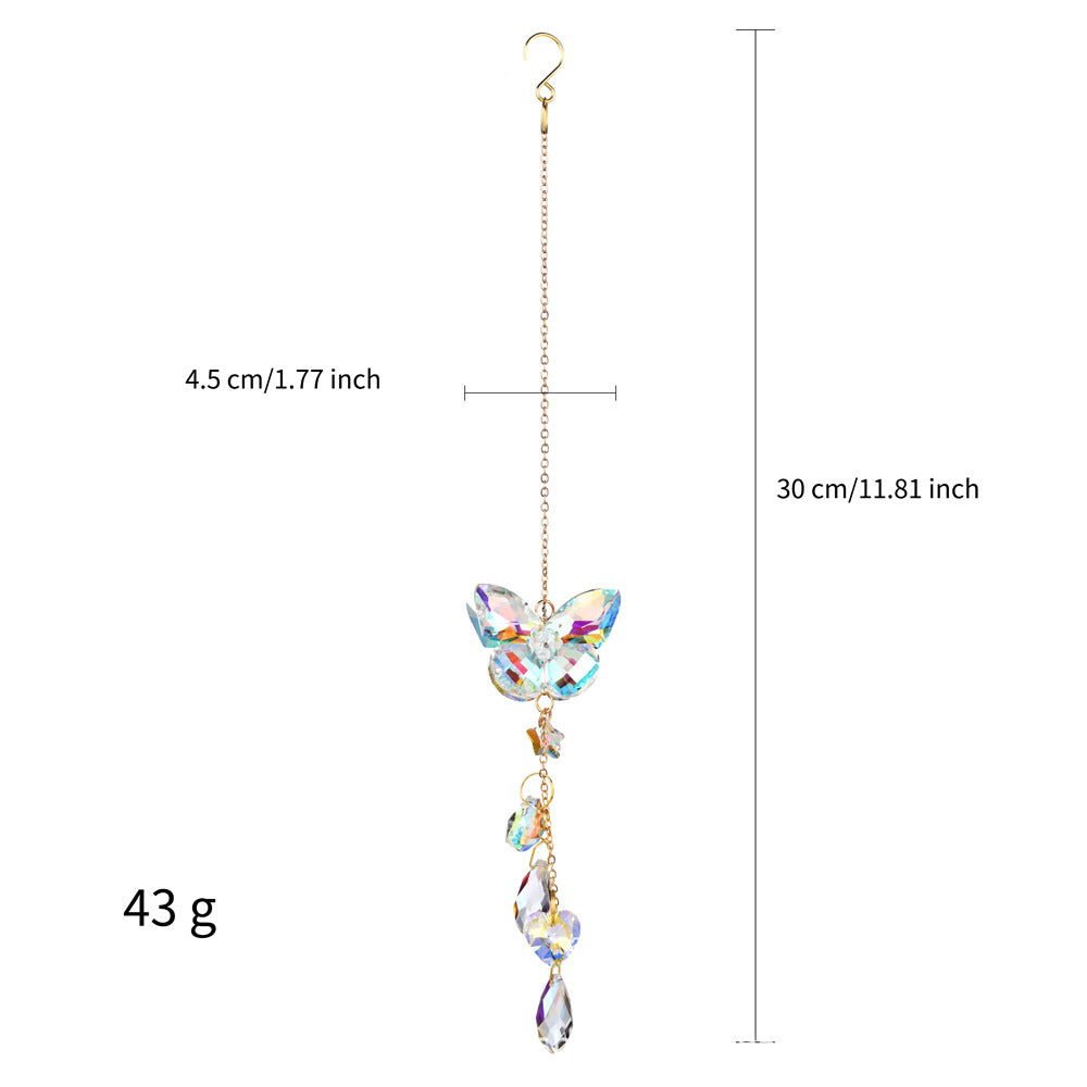 Wholesale window hanging butterfly dragonfly wind chime