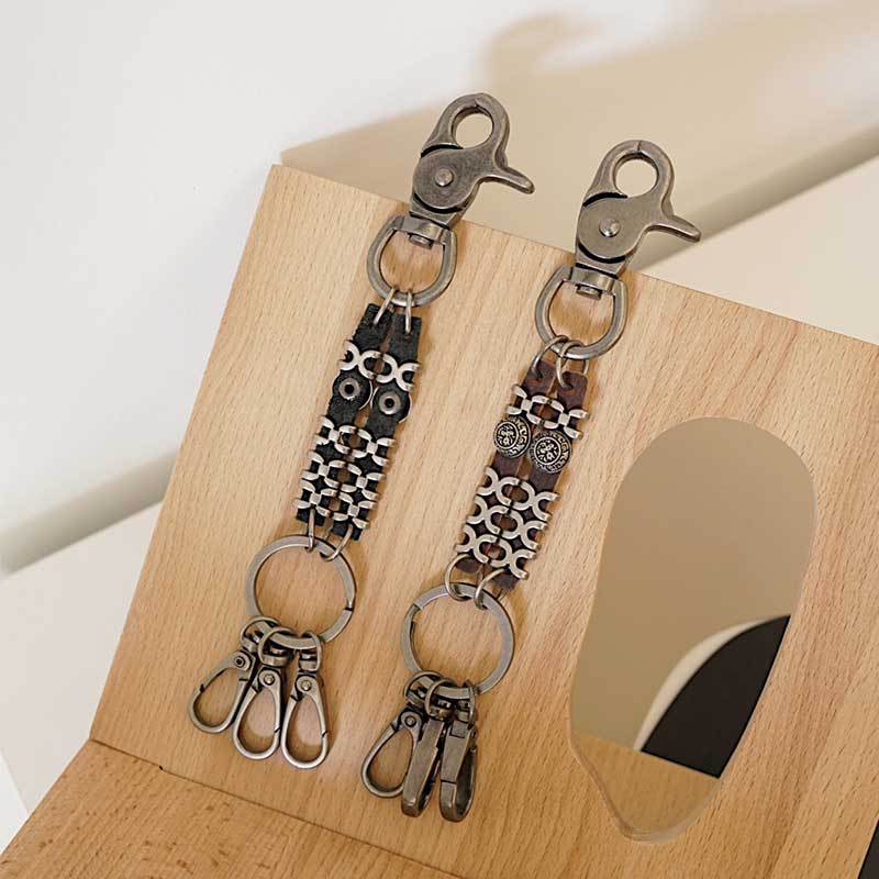 Wholesale Men's Waist Lock Zinc Alloy Keychain