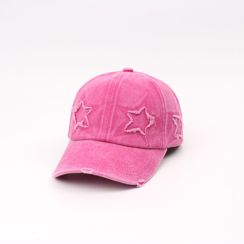 Wholesale Pentagram Embroidered Cotton Baseball Caps