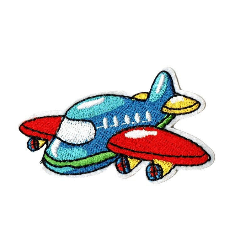 Wholesale Trendy Embroidered Cartoon Vehicle Patch Set 9 Pack Hat Clothing Decorative Appliques DIY Craft Gift