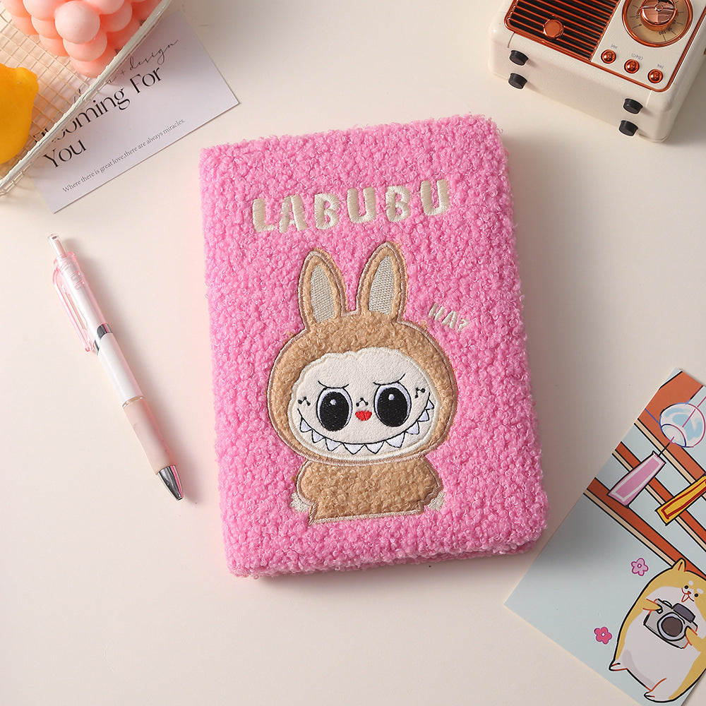 Wholesale Cartoon  Plush Notebook Student DIY Account Book
