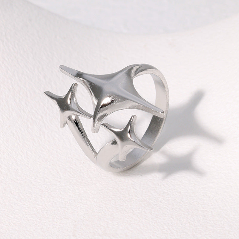 Wholesale Star Stainless Steel Ring