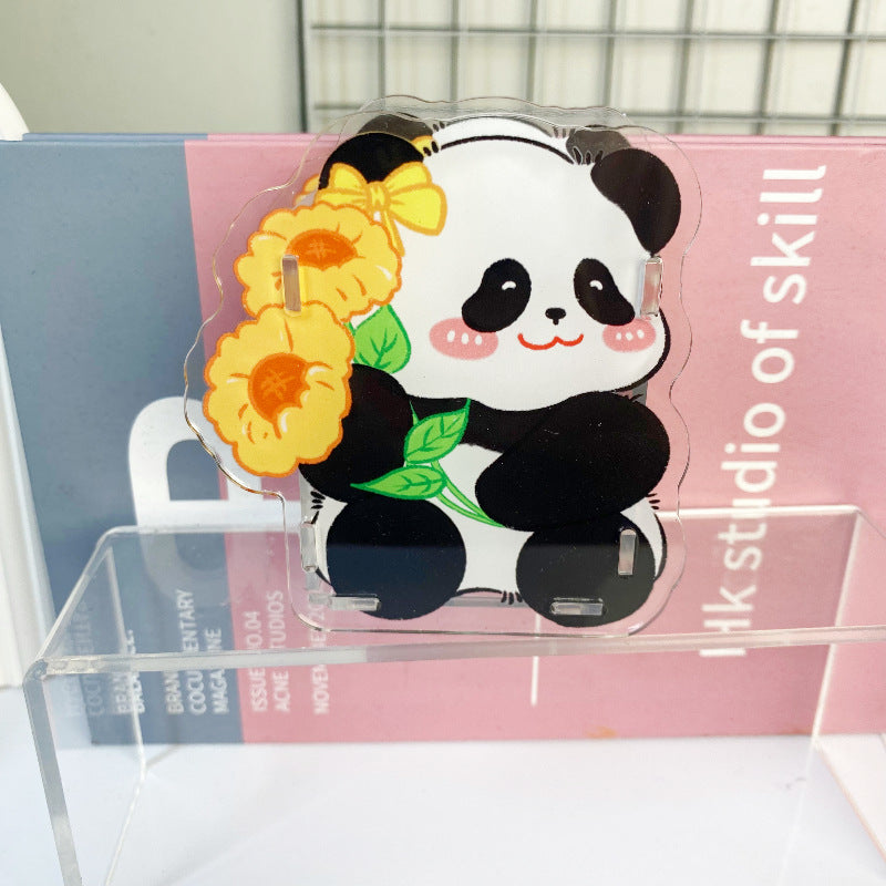 Wholesale Cute Creative Panda Pen Holder Storage Ornaments Office Desktop Decorations