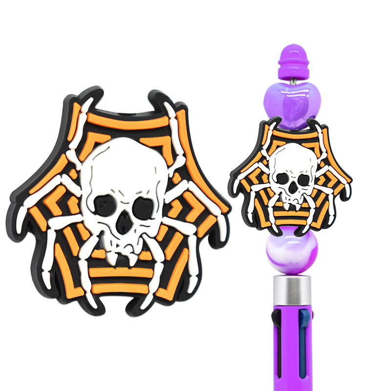 Wholesale 100pcs Diy Halloween Cartoon PVC Soft Beads