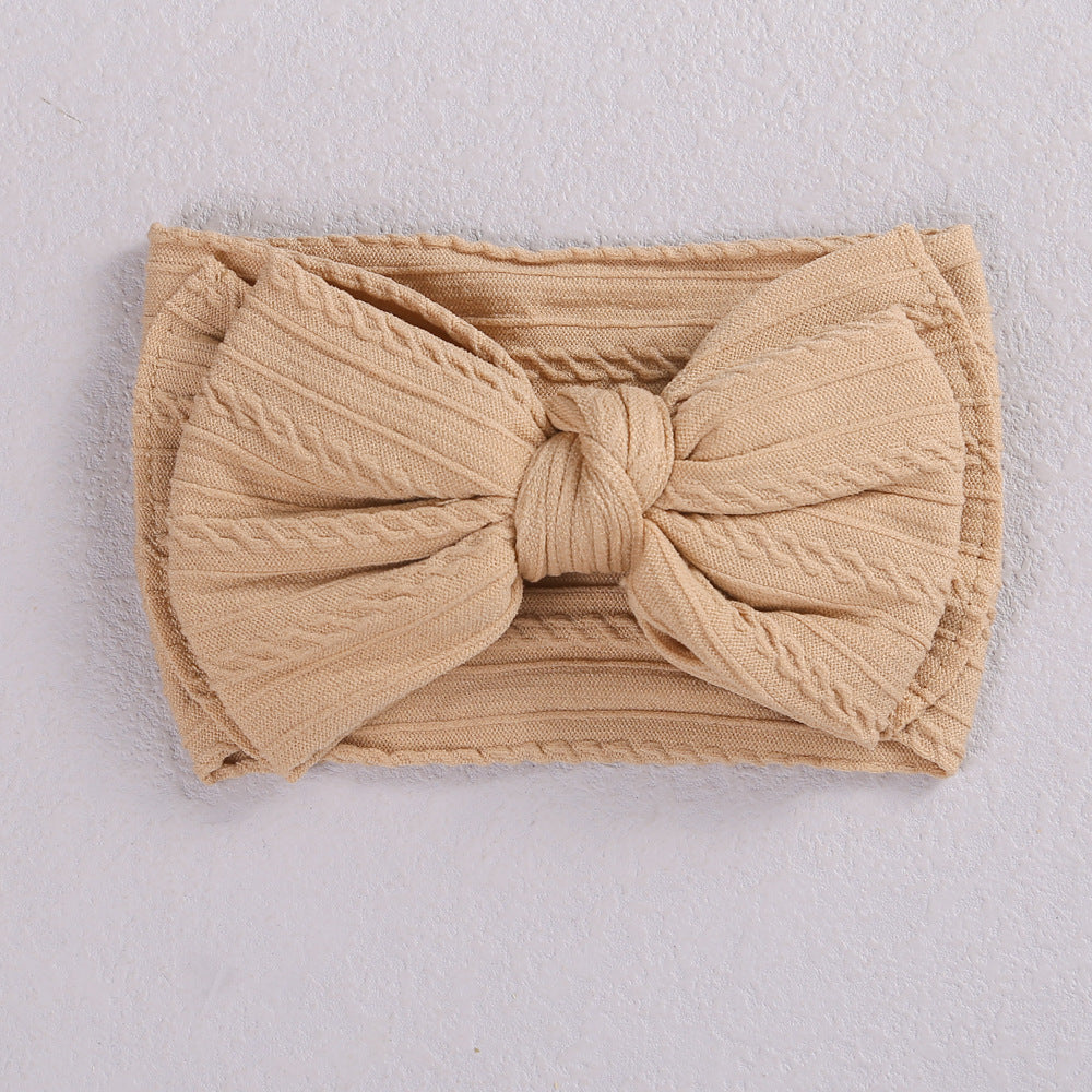 Wholesale Double-layer Bow Children's Nylon Headbands