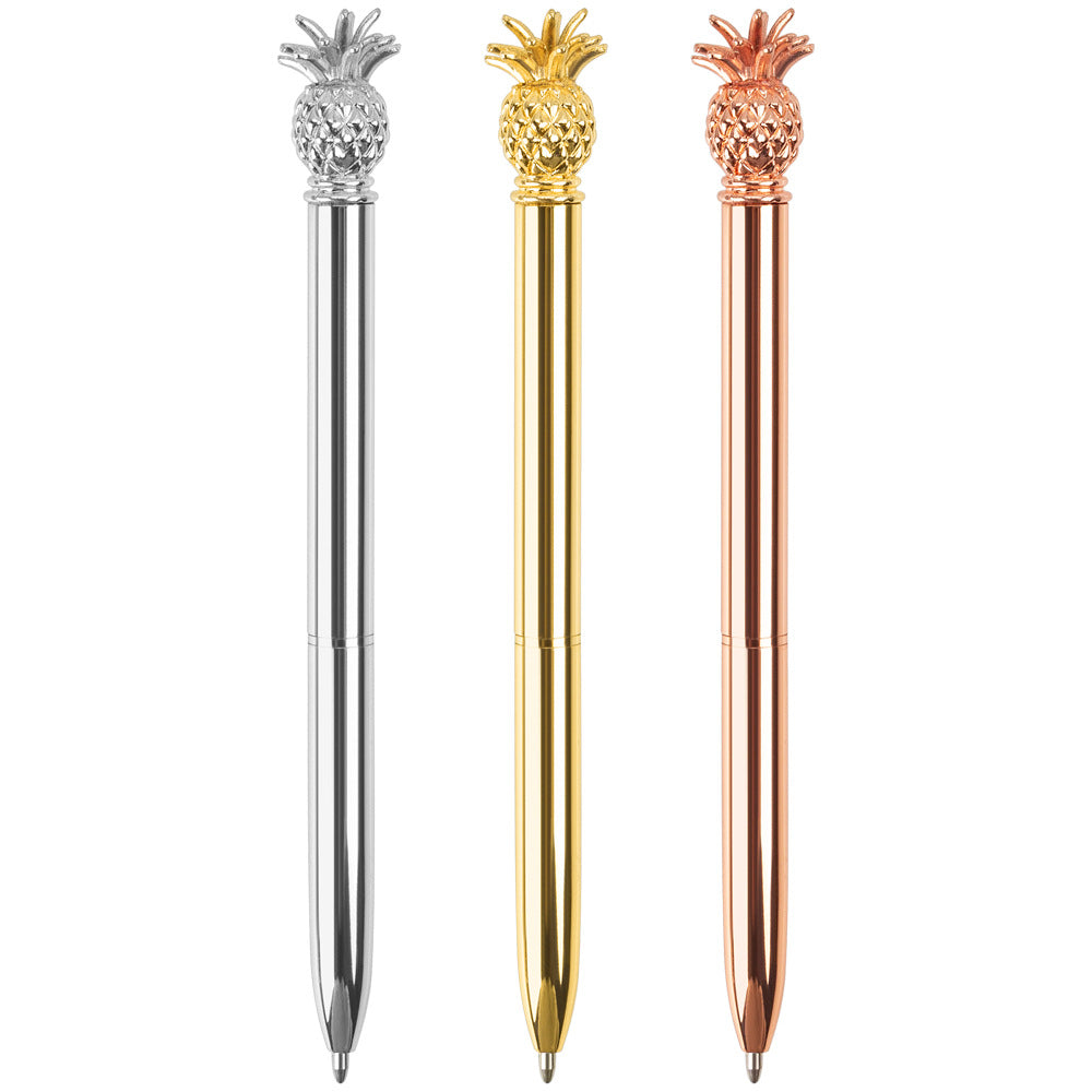 Wholesale Pineapple Creative Metal Ballpoint Pen