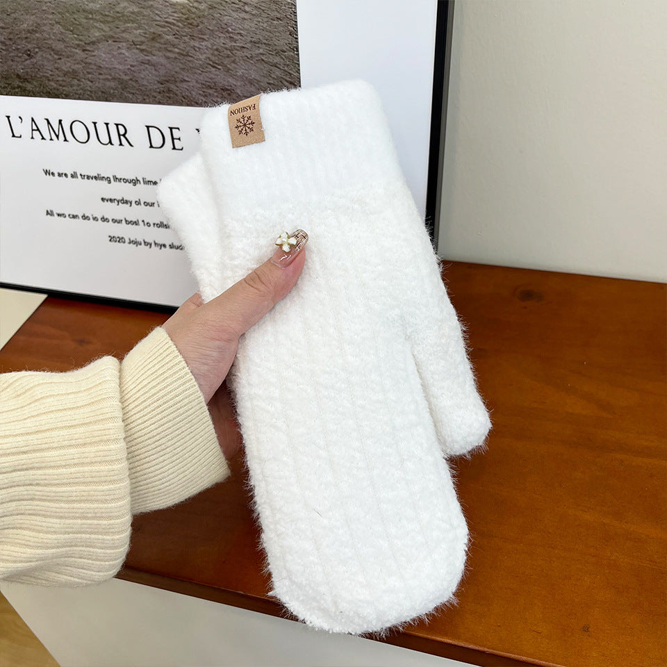 Wholesale Autumn and Winter Knitted Cold-proof Warm Gloves