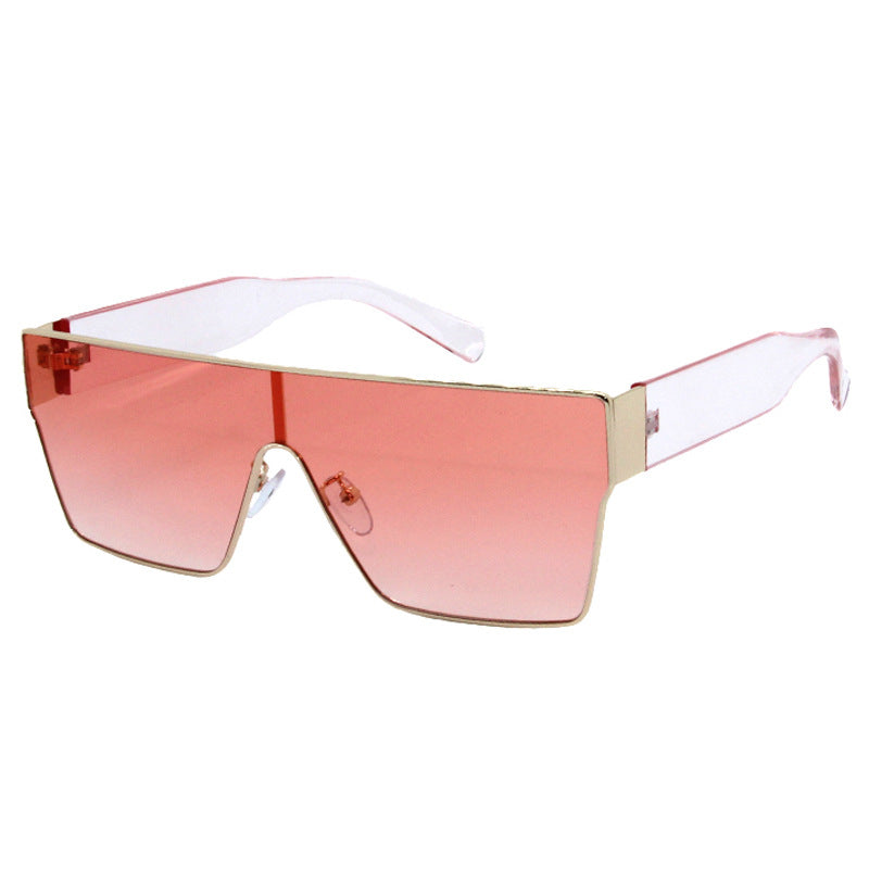 Wholesale New Square Sunglasses Women's  Fashion Trend conjoined Sunglasses Men's  Street Photoshoot  Sunglasses