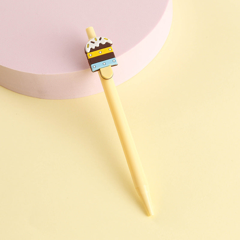 Bolígrafo de helado de dibujos animados de plástico al por mayor