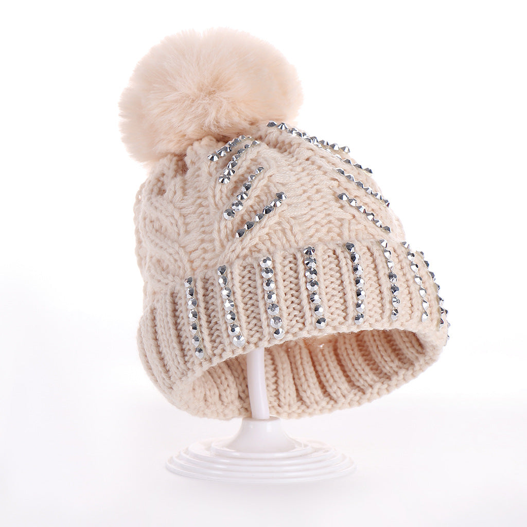Wholesale Wool Caps with Diamond Balls