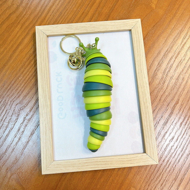 Wholesale Caterpillar Plastic Keychains